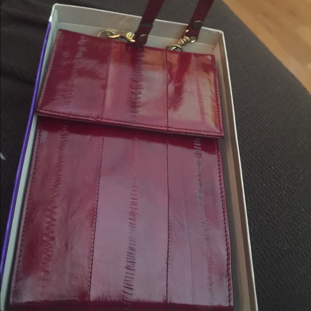 Lee Sands authentic eel skin wallet